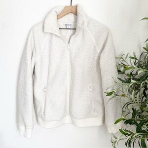 Athleta Tugga Sherpa Jacket SP White